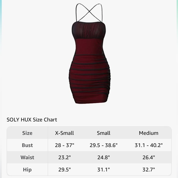 ♥️Worn ONCE, black and red body con dress!♥️ - Picture 5 of 6